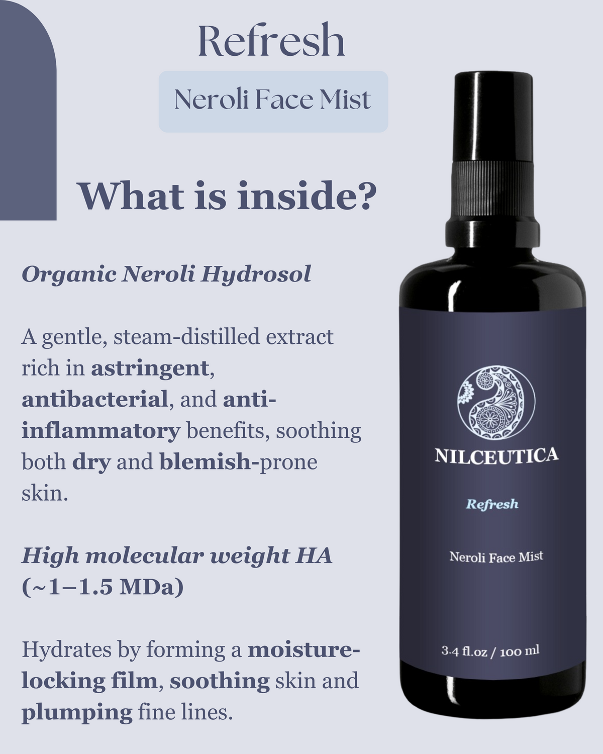 Refresh Hyaluronic Acid Toning Face Mist — image 3