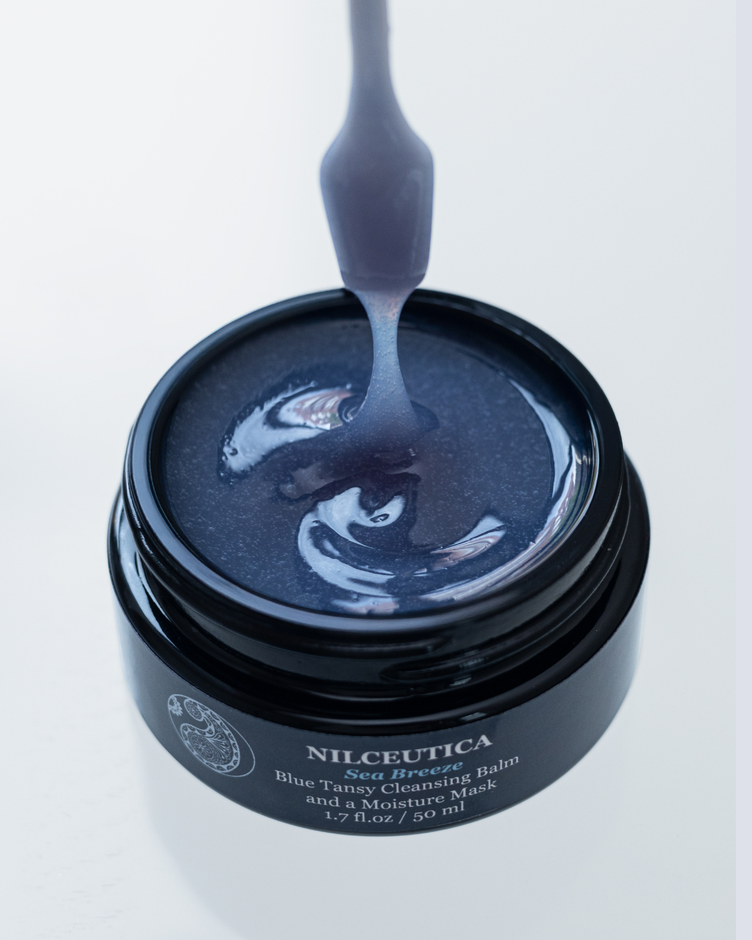Sea Breeze Exfoliating Blue Tansy Cleansing Balm + Hydration Mask by NILCEUTICA