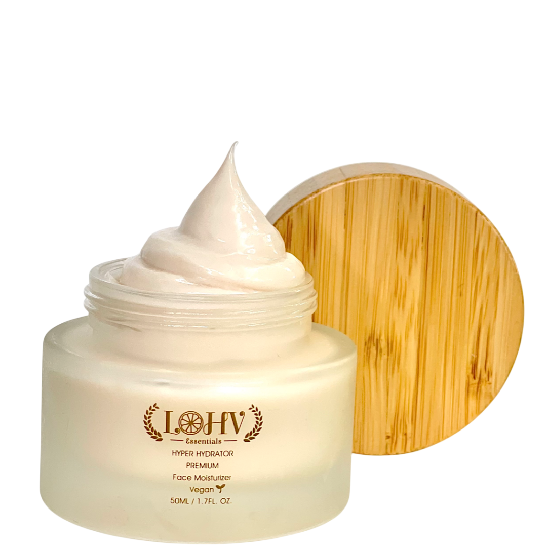 4 STEP PREMIUM 100% VEGAN SKINCARE SOLUTION SYSTEM With Rosemary + Hyaluronic acid + Vitamin C + Retinol + Lactic acid + Glycolic acid + Vitamin E + Niacinamide + Kombucha + Aloe vera