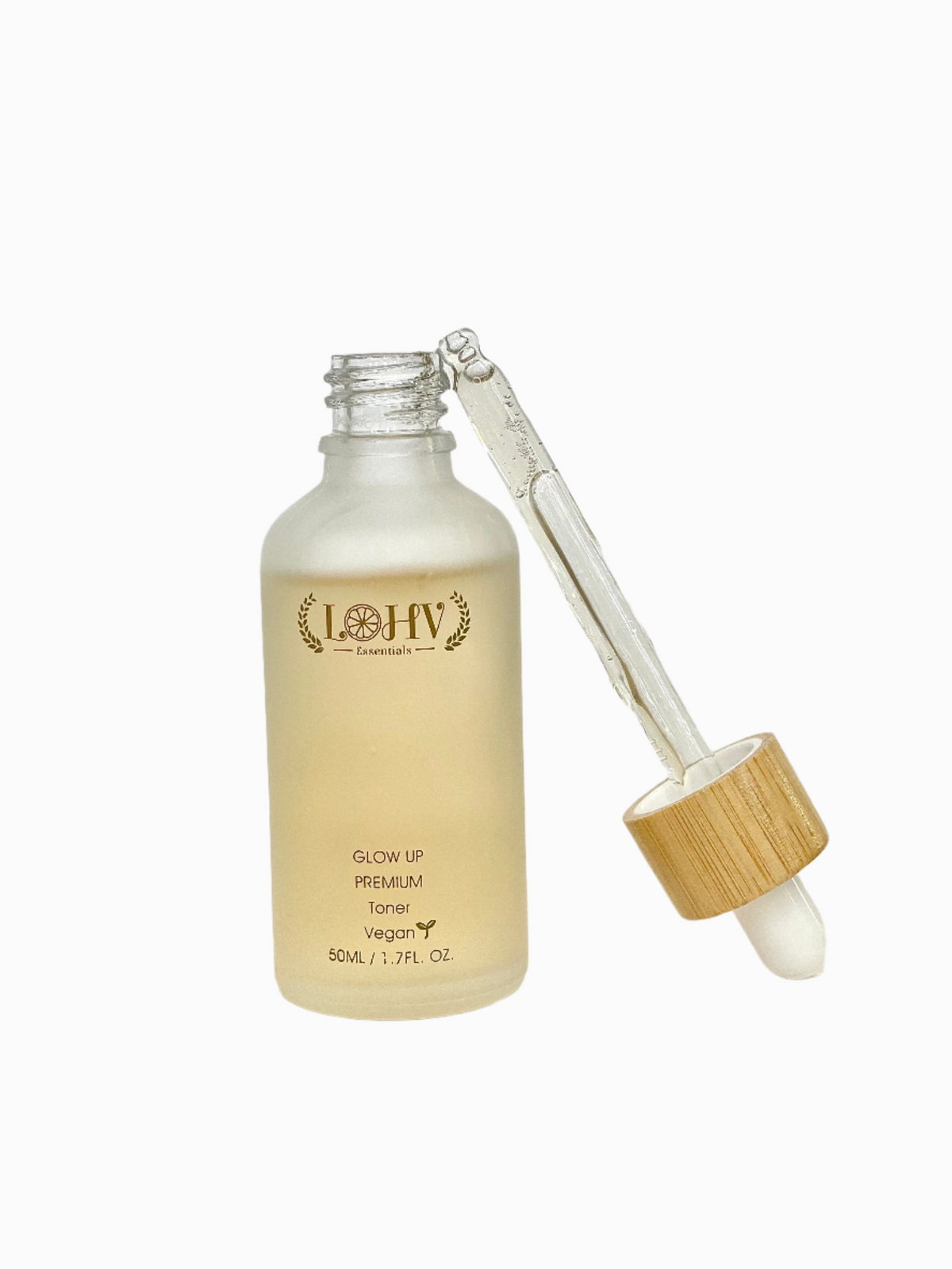 PREMIUM 100% VEGAN GLOW UP Toner Serum With Hyaluronic Acid + Niacinamide + Camellia Leaf + Vitamin E + Rose Water — image 7