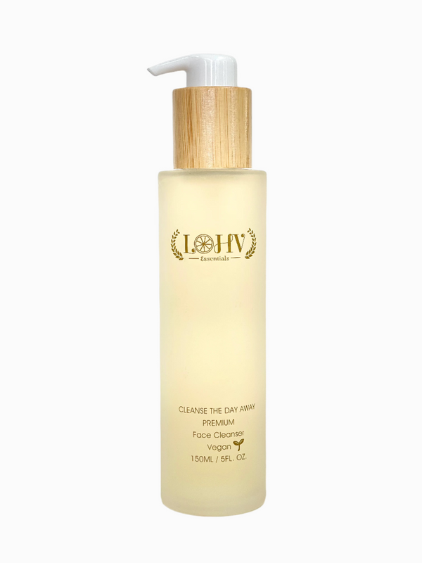 PREMIUM 100% Vegan Hydrating Facial Cleanser, Moisturizing Face Wash For All Skin Types, Hyaluronic Acid + Ginger Water + Lactic acid + Glycolic acid, Fragrance Free & Paraben Free, Non-Drying Oil Control Face Wash. by LOHV ESSENTIALS