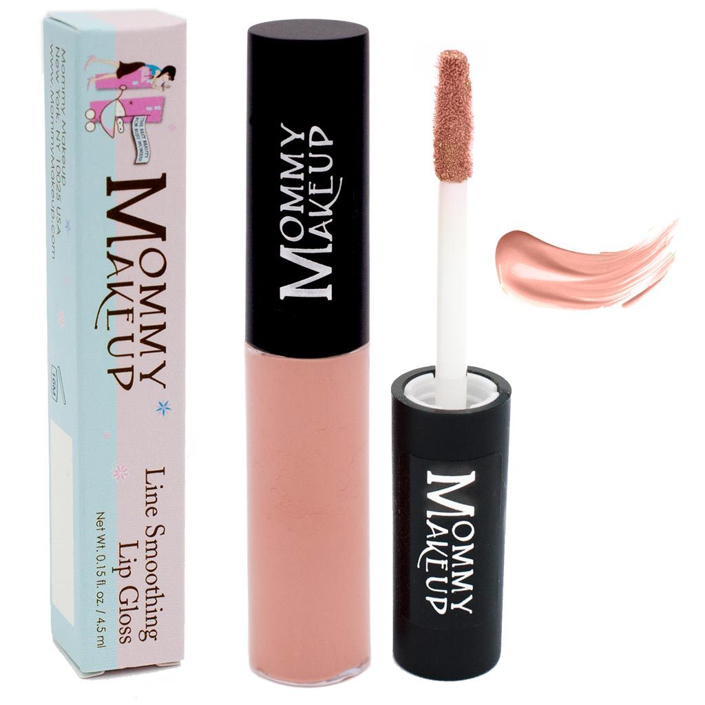 Line Smoothing Lip Gloss | Paraben-free Plumping Gloss - Pinkly Nude by Mommy Makeup — image 1 of 4