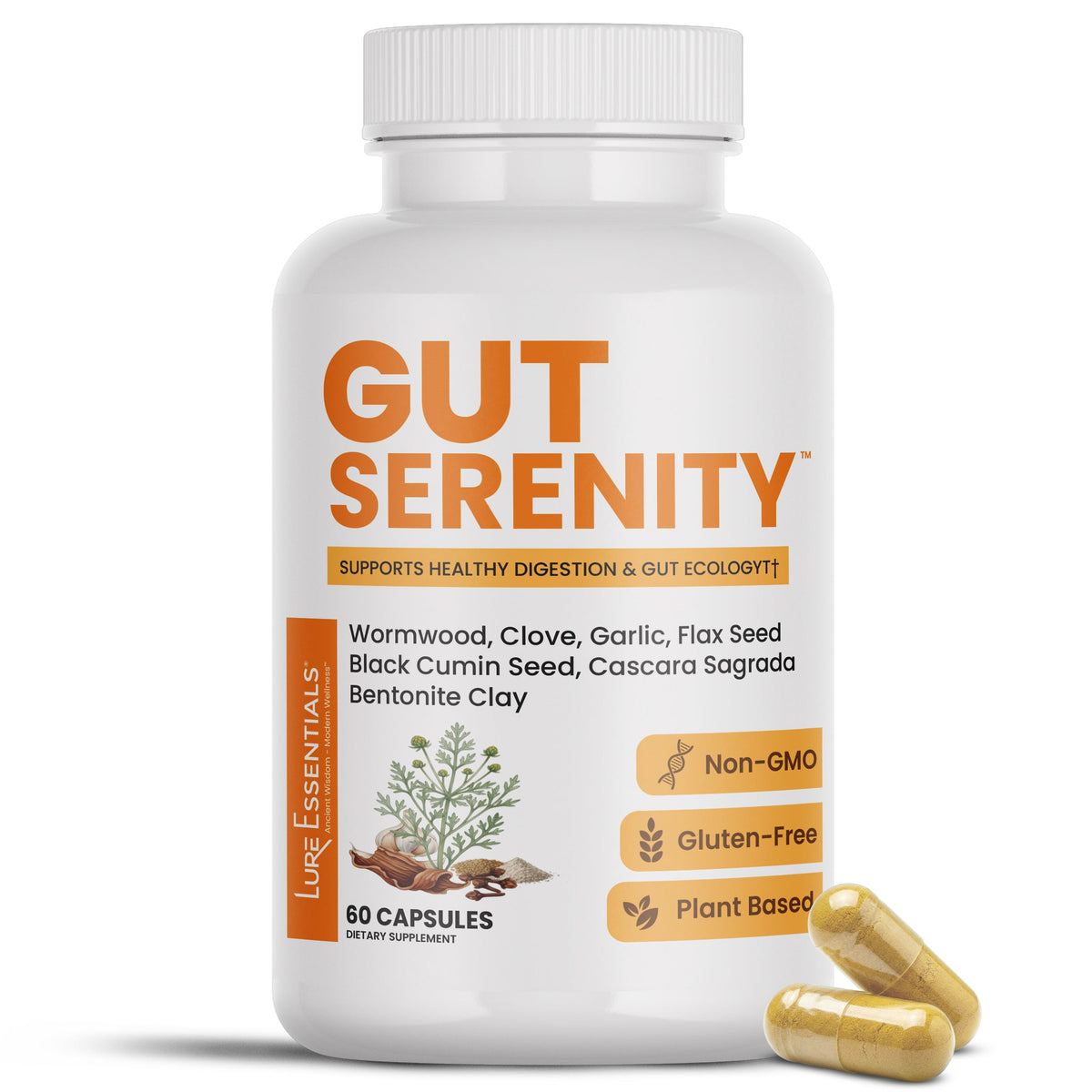Gut Serenity 4-in-1 Colon & Gut Cleanse by Lure Essentials