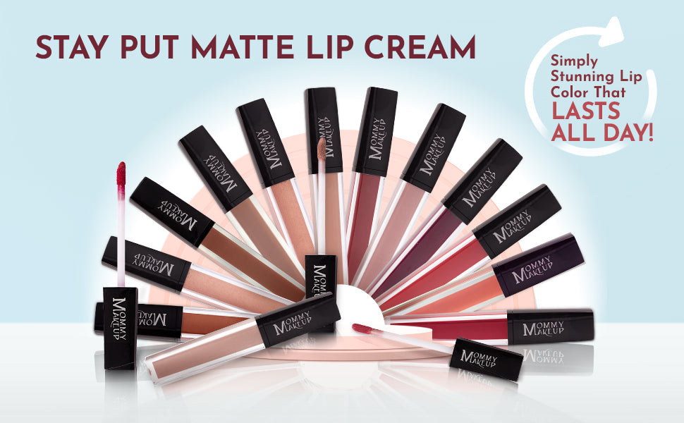 Mary Ann Stay Put Matte Lip Cream | Stunning Kiss-Proof Lipstick by Mommy Makeup — image 4 of 7