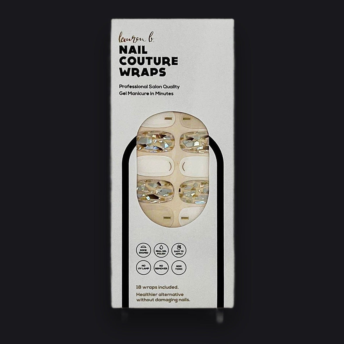 Lauren B. Beauty Lauren B. Beauty Mood Royal Gel Nail Wrap - Salon-Quality Finish