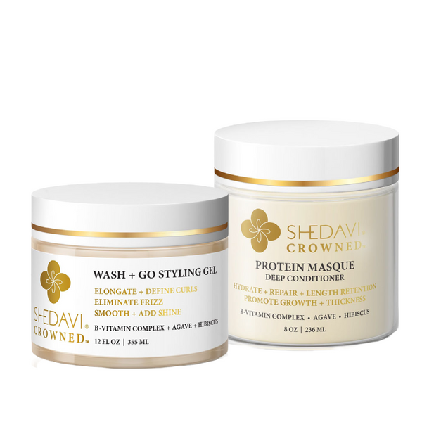 Crowned Curly Style + Strengthen Duo by Shedavi