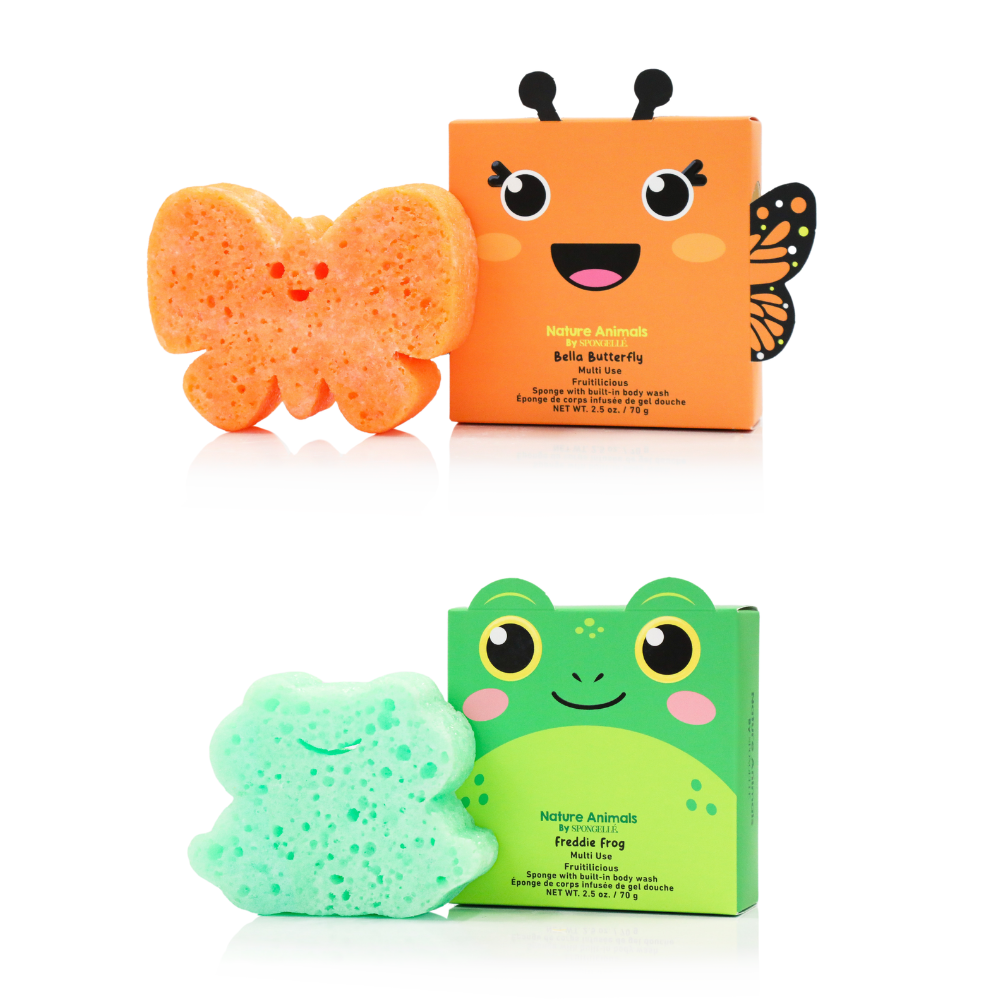Bella Butterfly & Freddie Frog Nature Animals Set by Spongellé — image 1 of 5