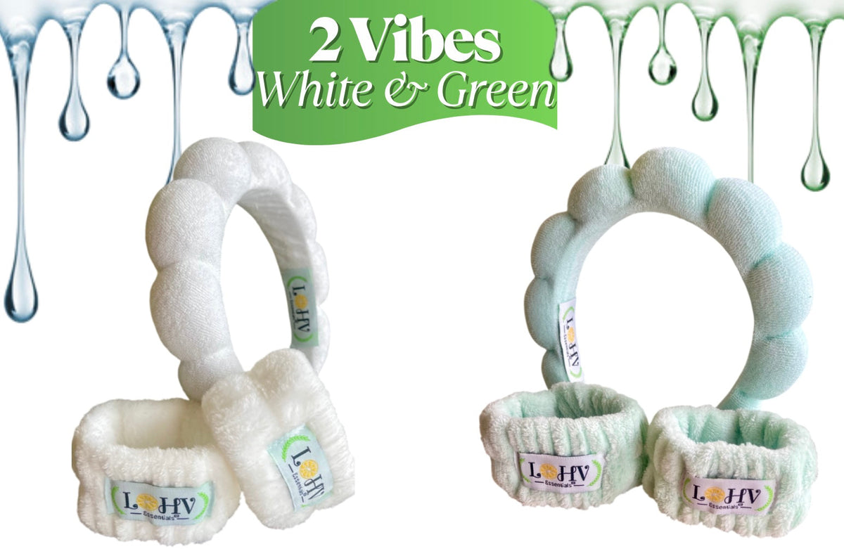 LOHV Band Spa Set – Spa Headband + Absorbent Cozy Wristbands — image 6