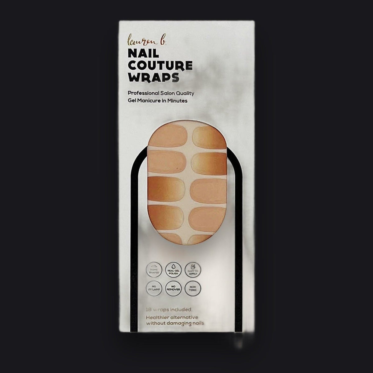 Lauren B. Beauty Nude Gradient Gel Nail Wrap