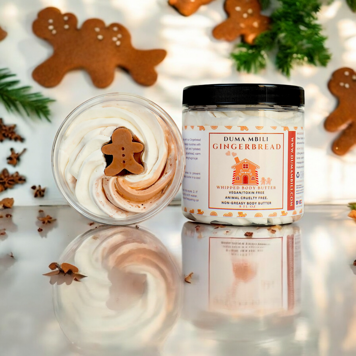 Gingerbread Whipped Body  Butter by Duma Mbili LLC