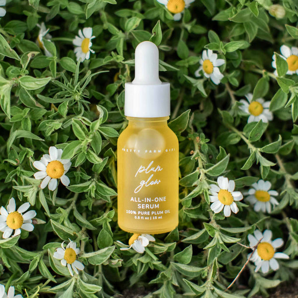 100% Pure Plum Oil | Pretty farm girl Plum Glow Multipurpose Face Serum | 100% Pure Plum Oil