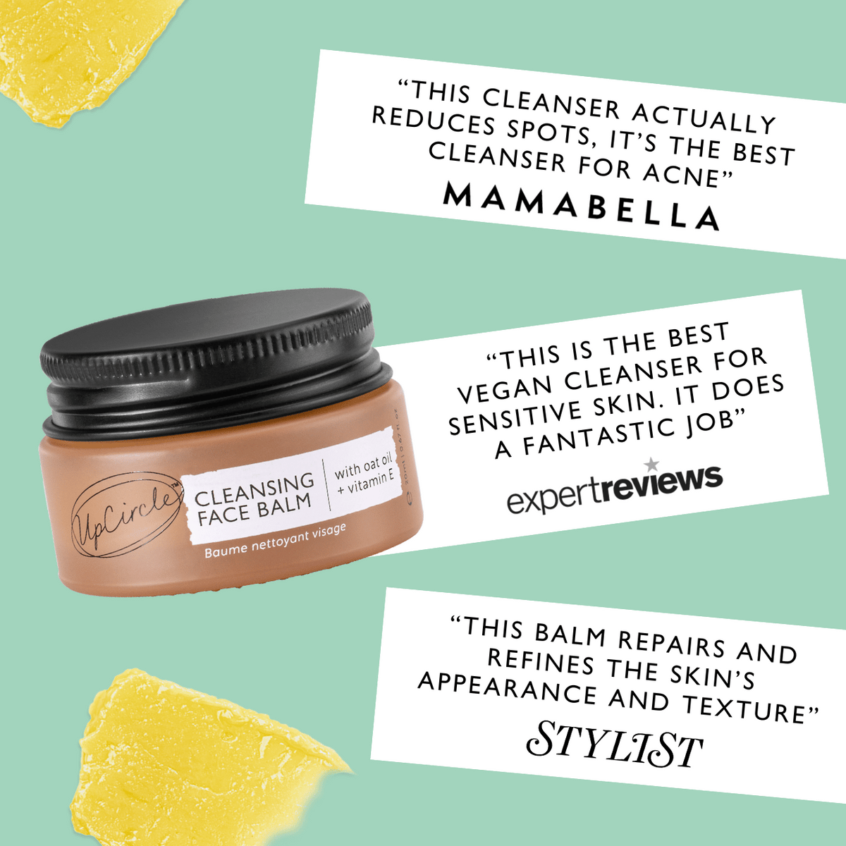 Cleansing Face Balm with Oat Oil + Vitamin E - Travel Size — image 3