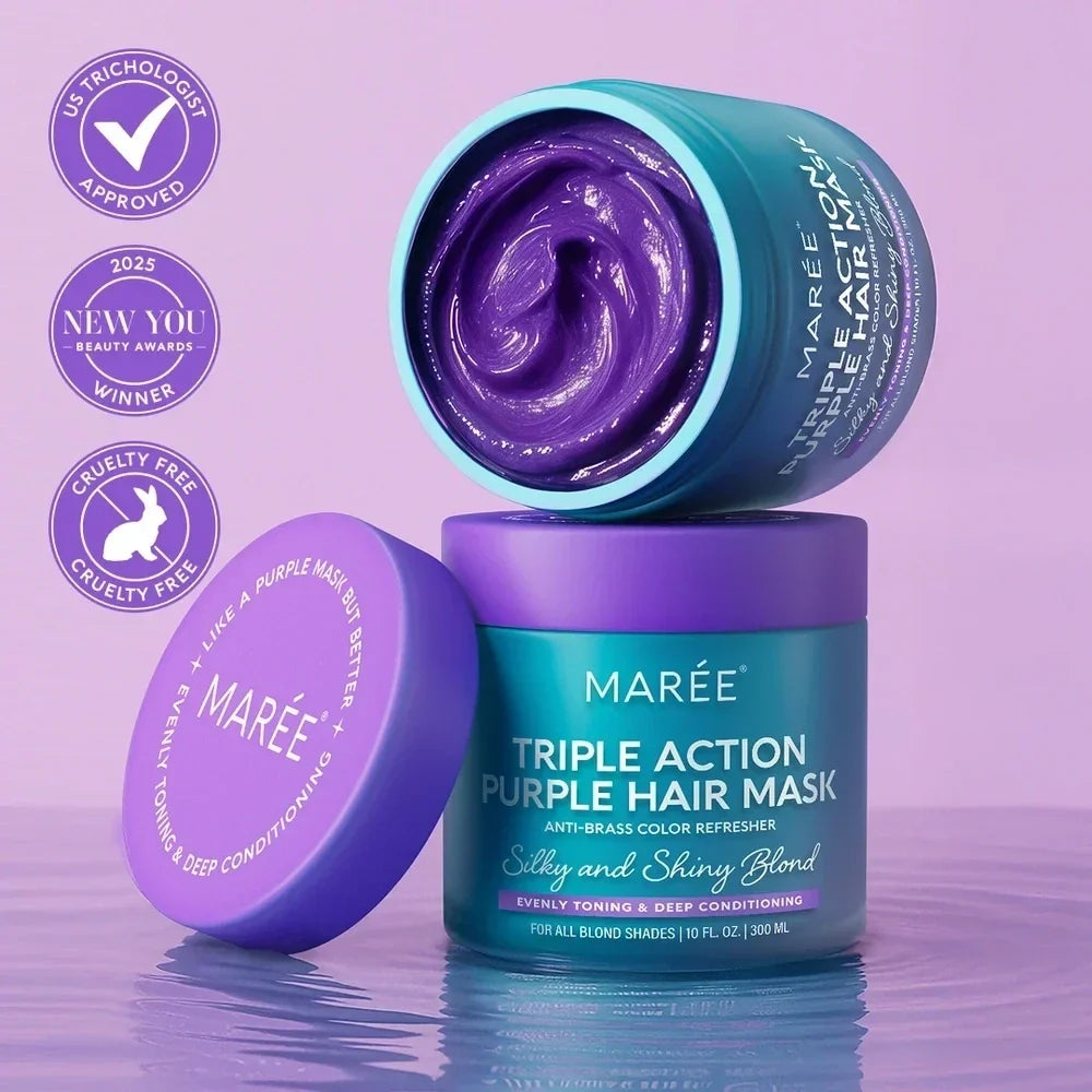 Purple Mask for Blonde Hair by Marée