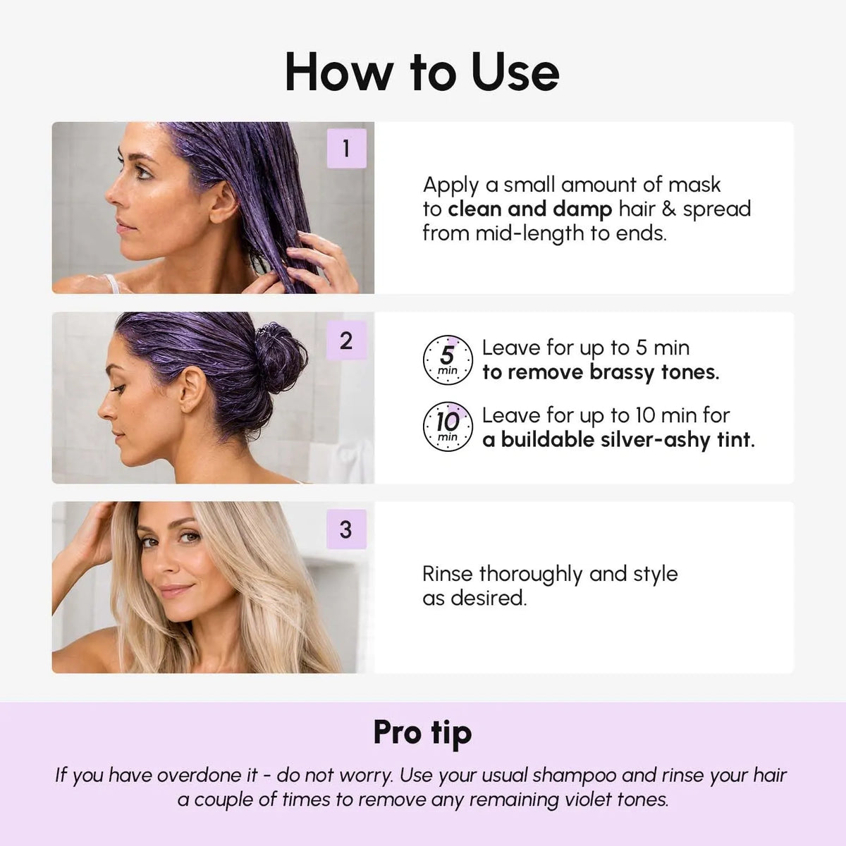 Purple Mask for Blonde Hair — image 5