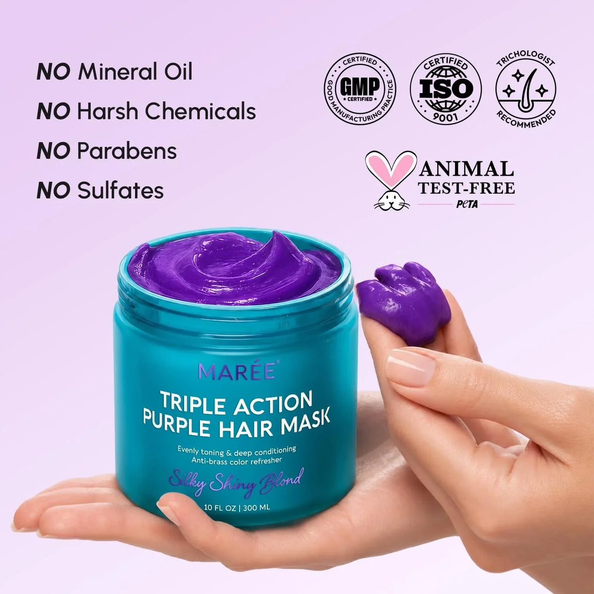 Purple Mask for Blonde Hair — image 9