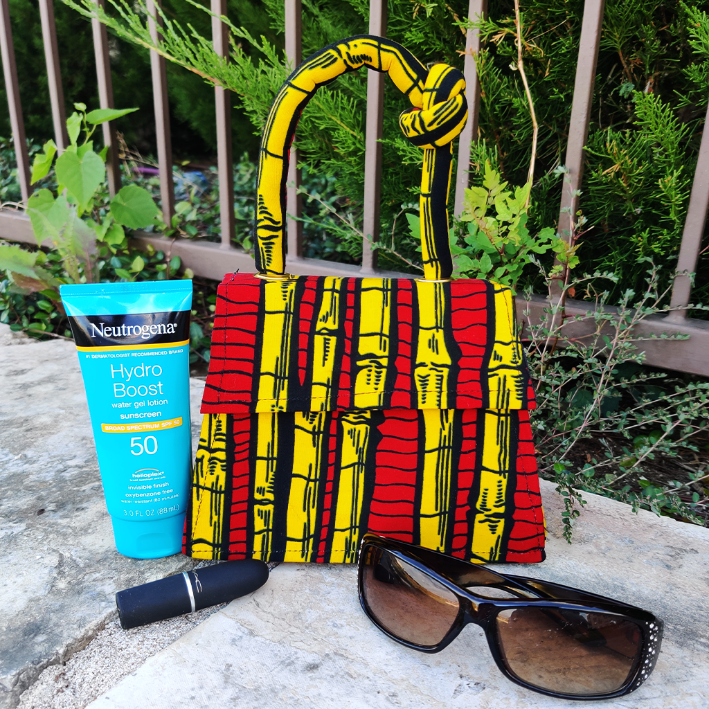 Asma Knot African Print Mini Bag — image 4