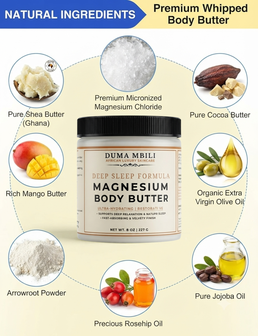 Duma Mbili Deep Sleep Magnesium Body Butter — image 2