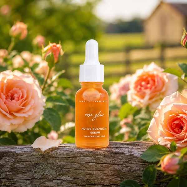 Pretty farm girl Rose Glow Anti-Aging Face Serum