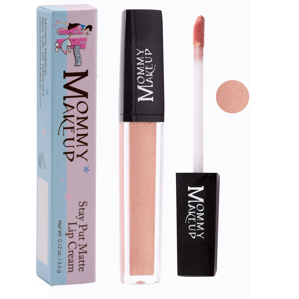 Angelica Stay Put Matte Lip Cream | Stunning Kiss-Proof Lipstick by Mommy Makeup — image 1 of 8