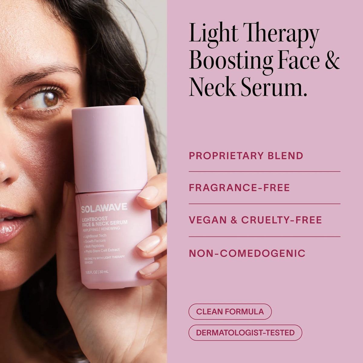 Light Therapy Boosting Face & Neck Serum — image 6