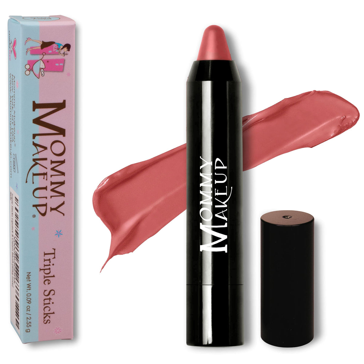 Triple Sticks Lipstick, Cream Blush, and Treatment in Tess by Mommy Makeup — image 1 of 8