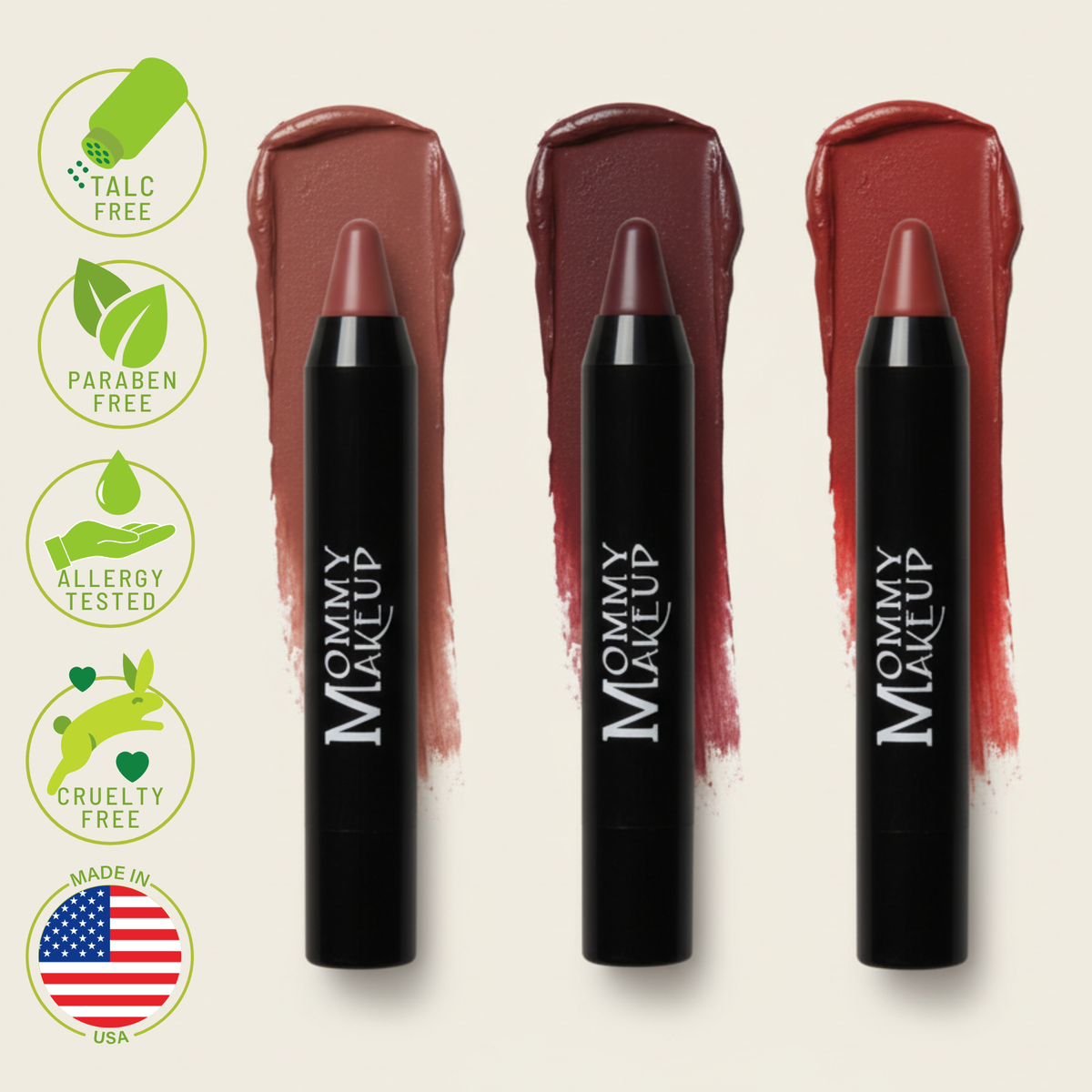 Triple Sticks Lipstick, Cream Blush, and Treatment in Gigi by Mommy Makeup — image 9 of 10