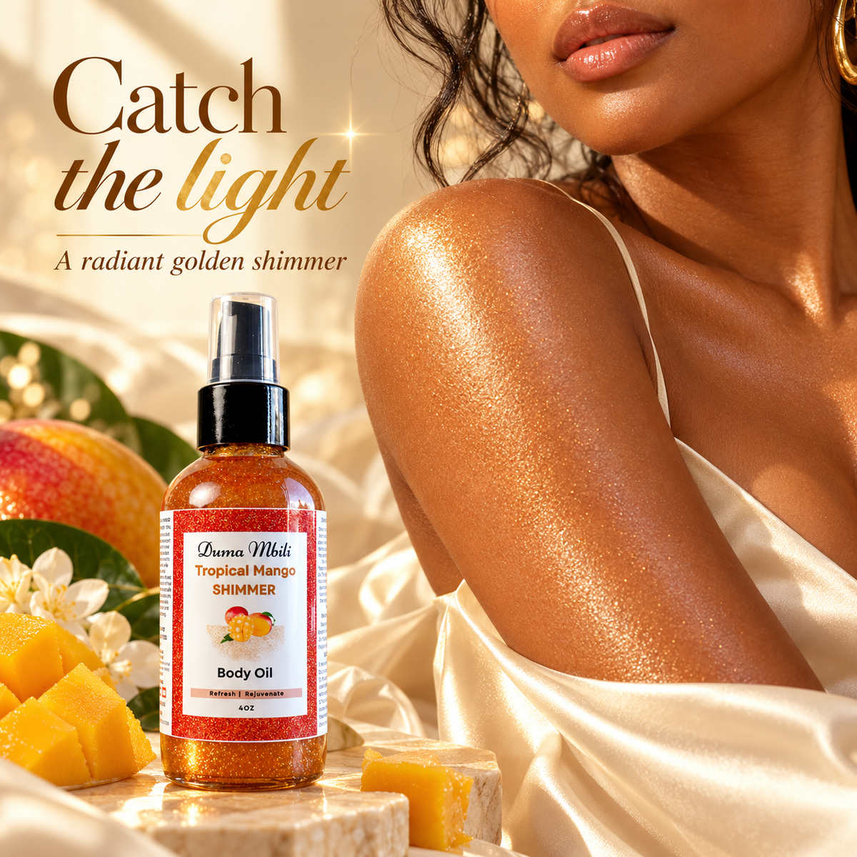 Tropical Mango Shimmer Body Oil — image 3