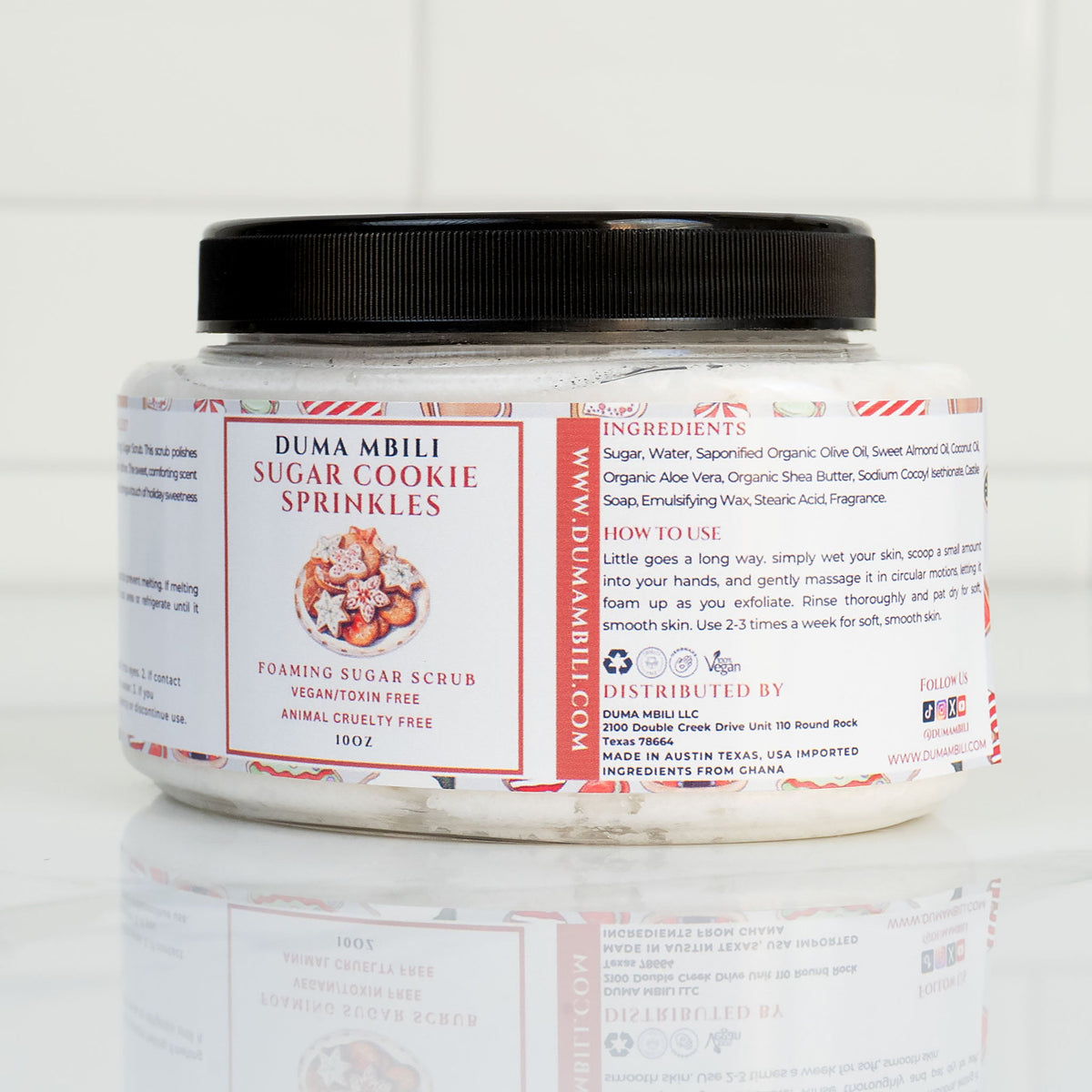 Sugar Cookie Sprinkles Foaming Sugar Scrub — image 5