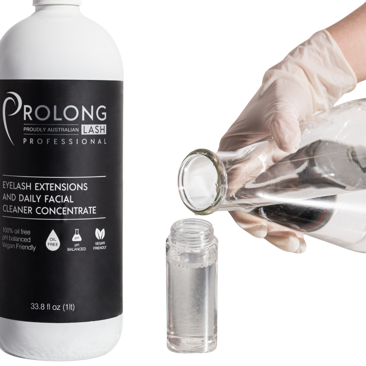 Eyelash Extension Cleanser Concentrate 33.8 fl oz/1 Lt, Bulk Packs by Prolong Lash US — image 2 of 2