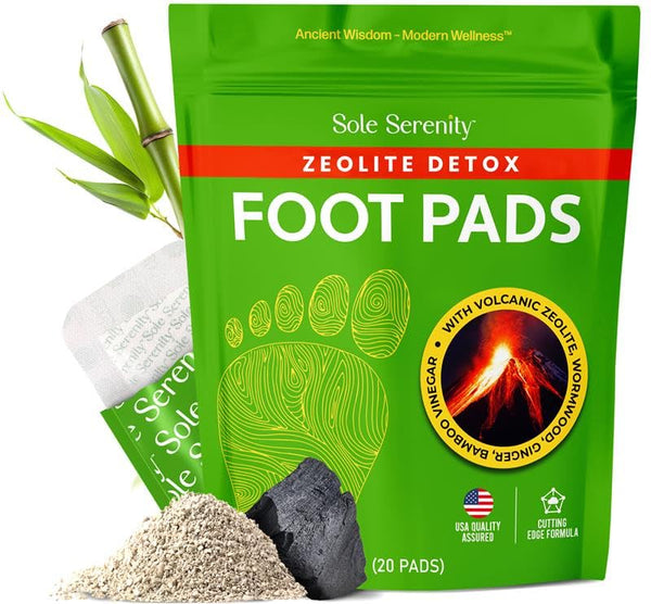 Lure Essentials Detox Foot Pads - Zeolite, Ginger, Wormwood