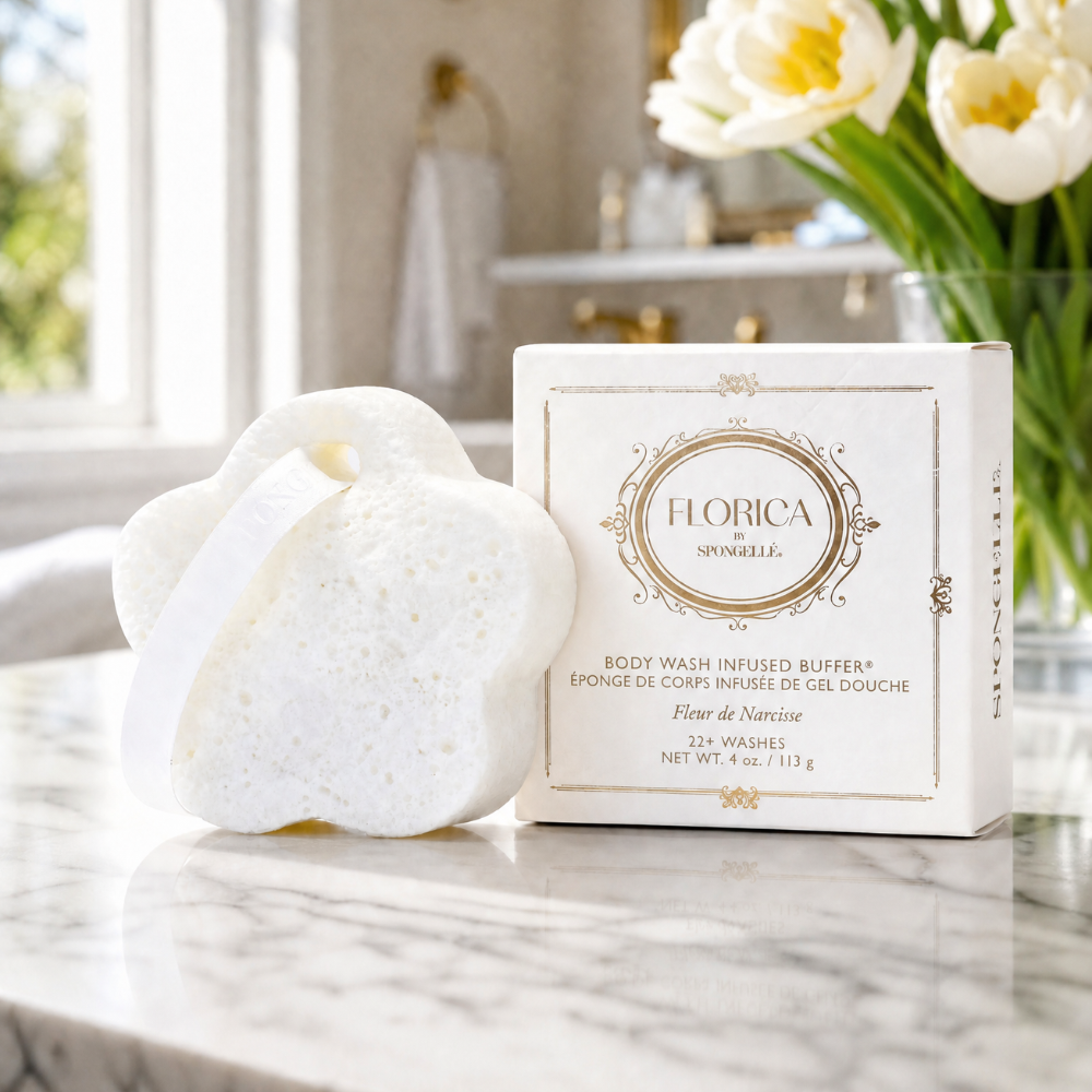 Fleur de Narcisse Body Buffer | Florica by Spongellé — image 2 of 5