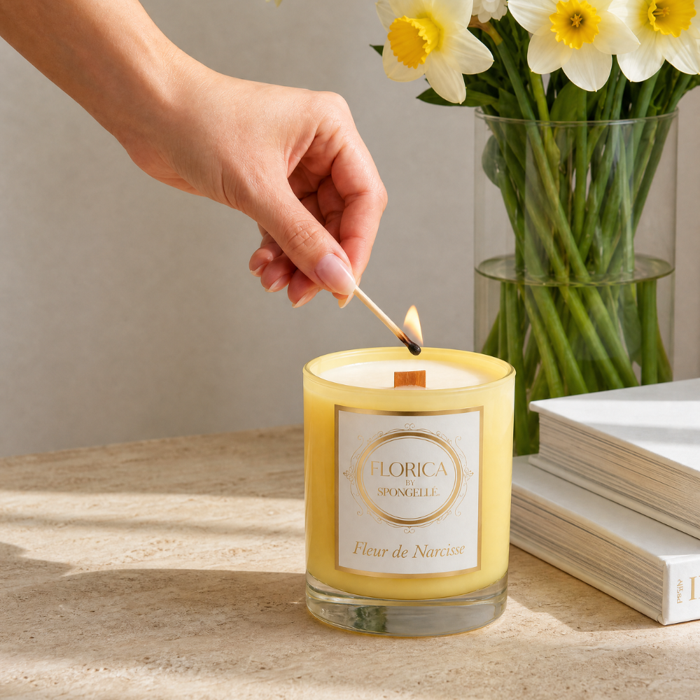 Fleur de Narcisse Candle | Florica by Spongellé — image 3 of 4