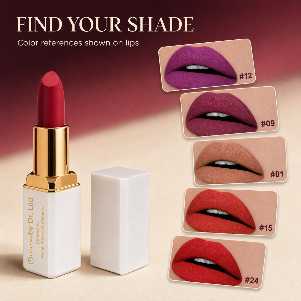 Hydrating Matte Lipstick for Dry Lips — image 5