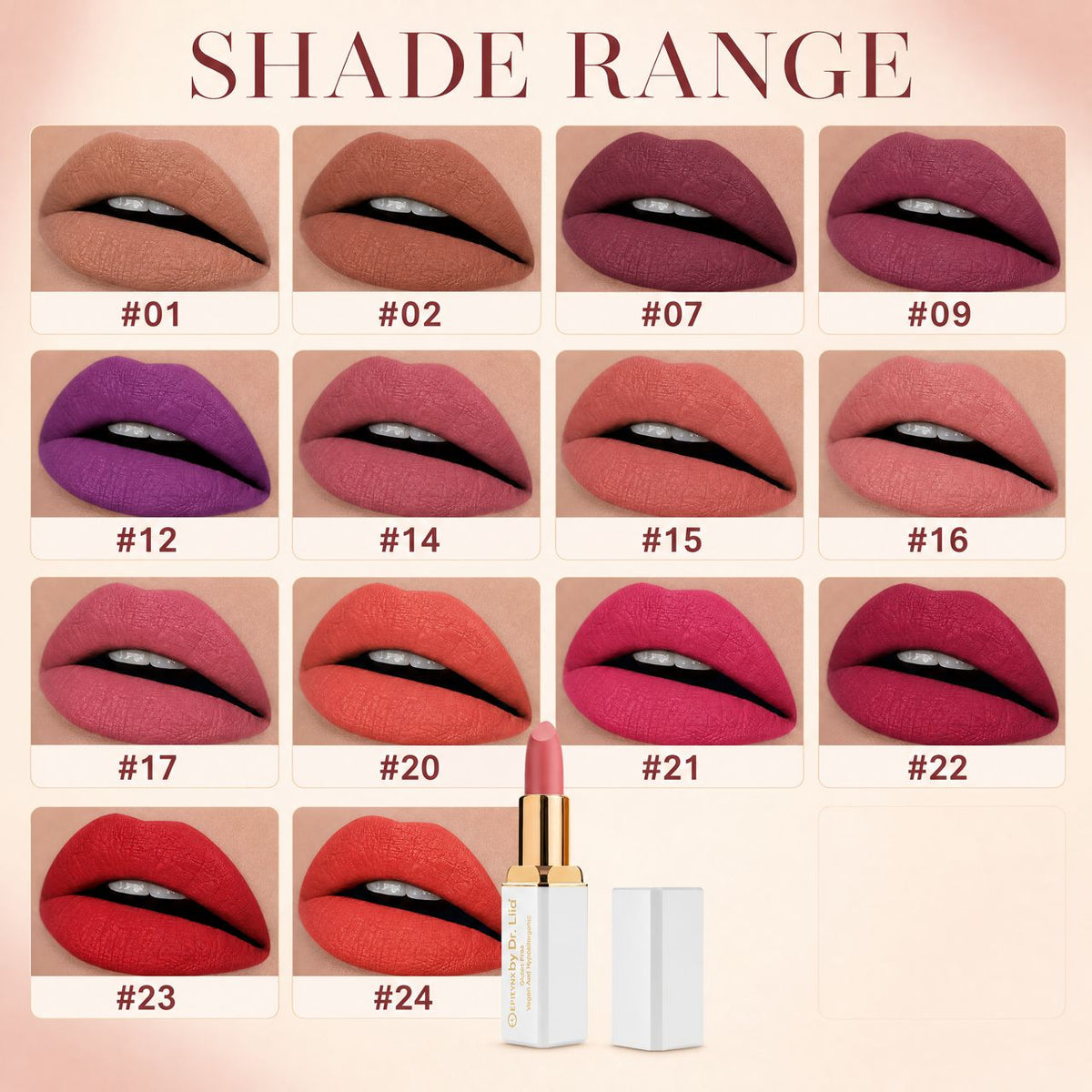 Hydrating Matte Lipstick for Dry Lips — image 3