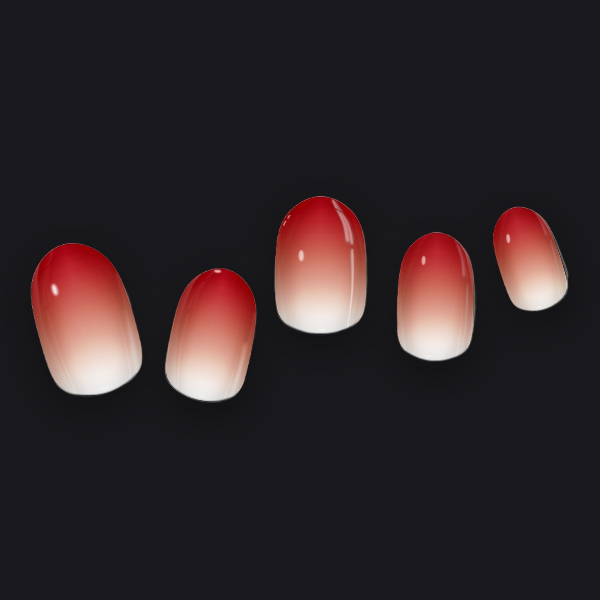 Apricot Gradient Gel Nail Wrap packaging