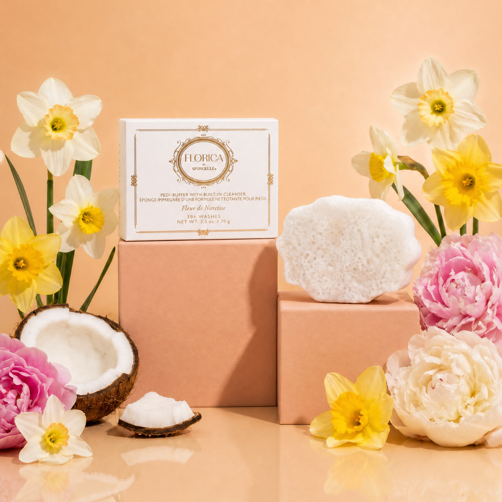 Fleur de Narcisse Pedi Buffer | Florica by Spongellé — image 2 of 8