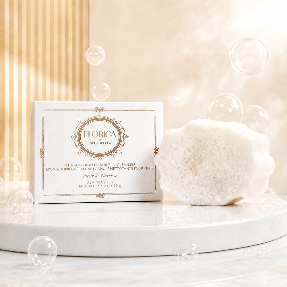 Fleur de Narcisse Pedi Buffer | Florica by Spongellé — image 3 of 8