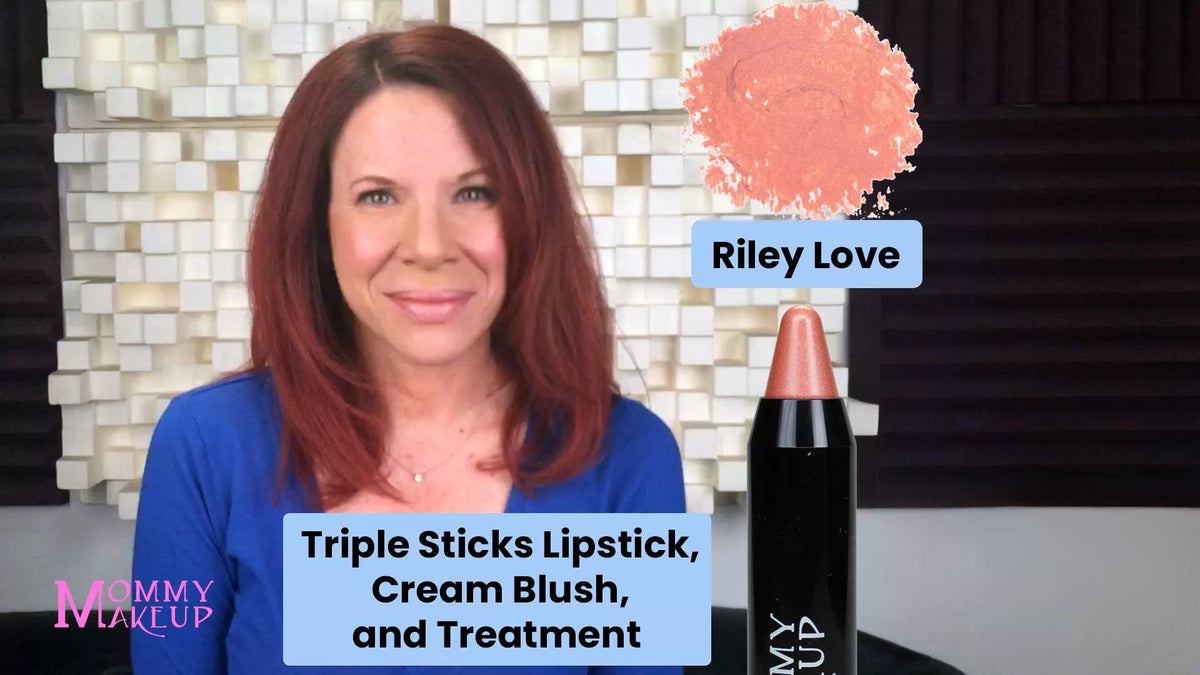 Triple Sticks Lipstick, Cream Blush, and Treatment in Riley Love by Mommy Makeup — image 2 of 8