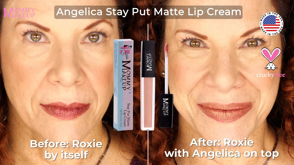 Angelica Stay Put Matte Lip Cream | Stunning Kiss-Proof Lipstick by Mommy Makeup — image 2 of 8
