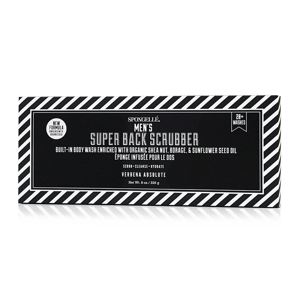 Men's Super Body Wash Infused Back Scrubber by Spongellé — image 4 of 5