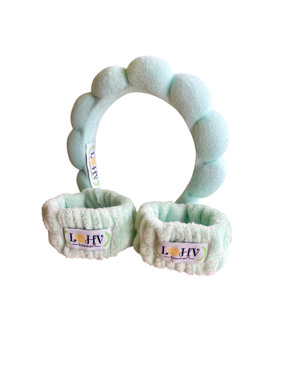 LOHV Band Spa Set – Spa Headband + Absorbent Cozy Wristbands — image 5