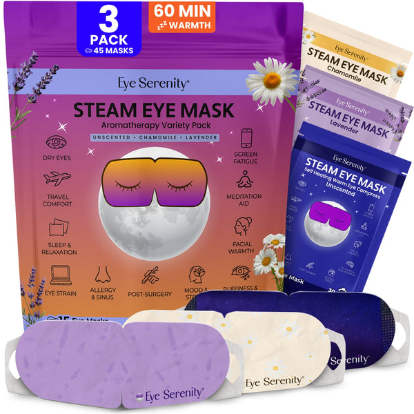 Lure Essentials Eye Serenity Steam Eye Mask - VARIETY PACK